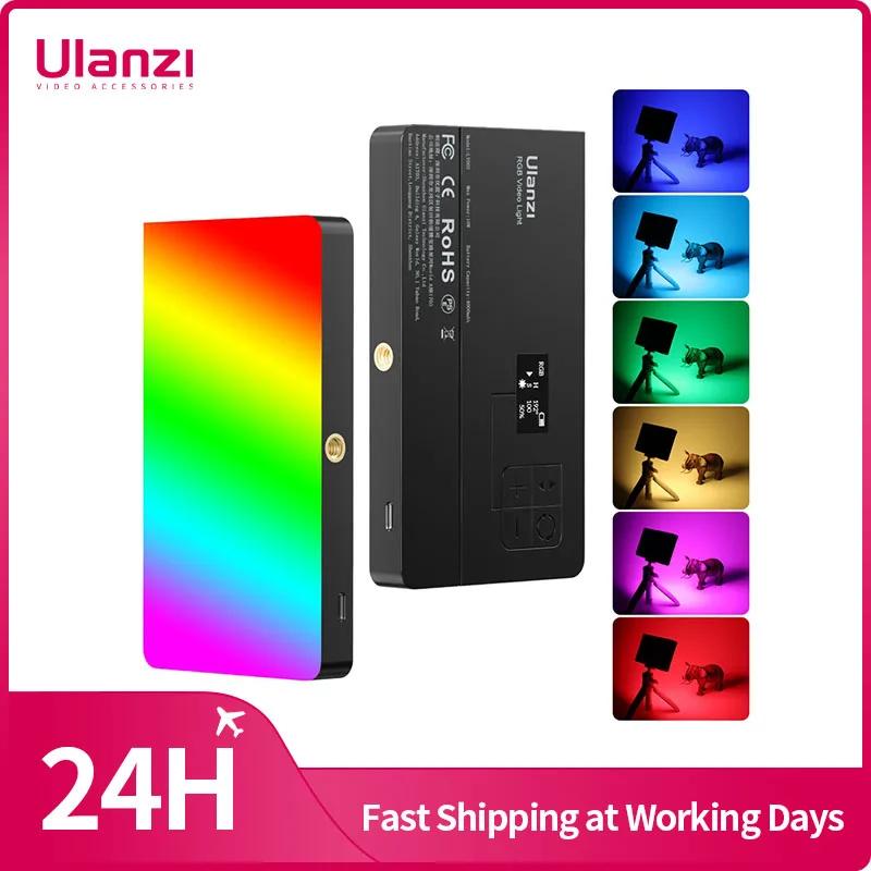Ulanzi LT002 RGB LED panneau lumineux vidéo 7 pouces lumière de remplissage de poche réglable 2500-9