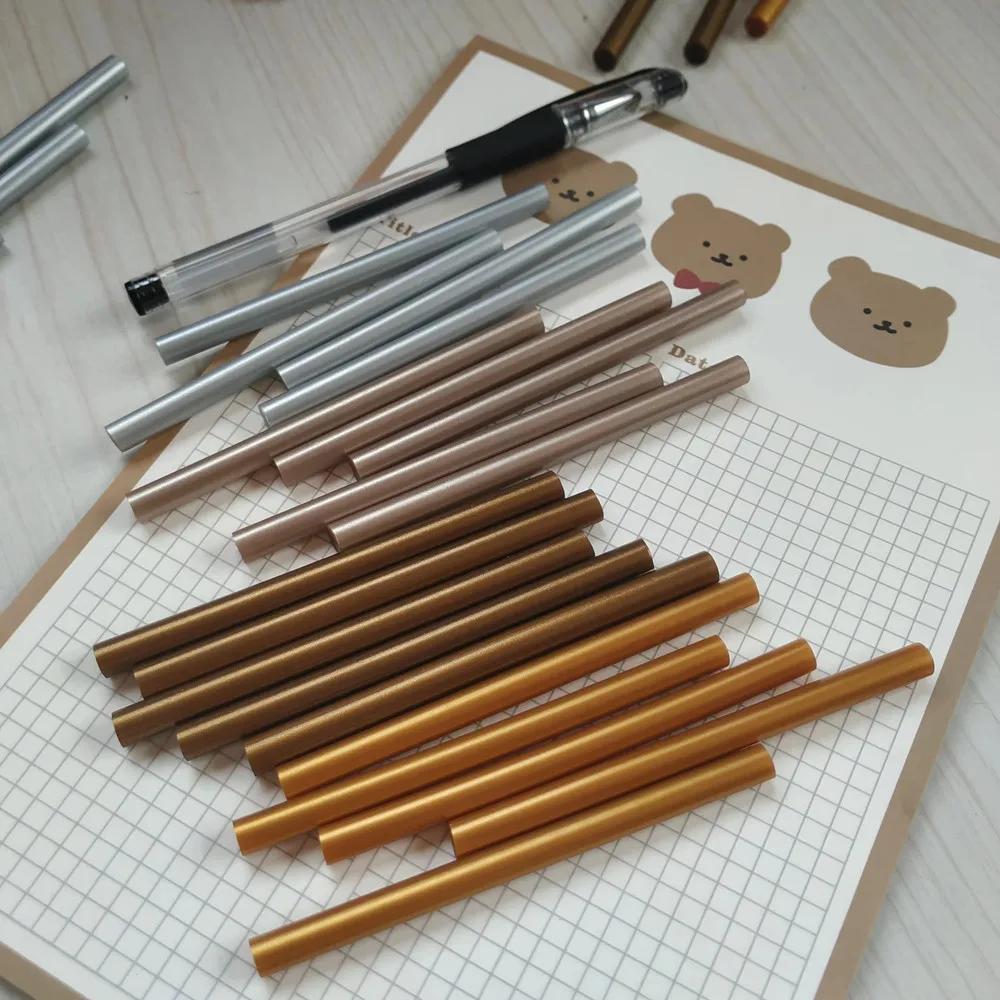 Bâtons de colle thermofusible couleur métal Antique, barres en Silicone pour pistolet doré/argenté/C