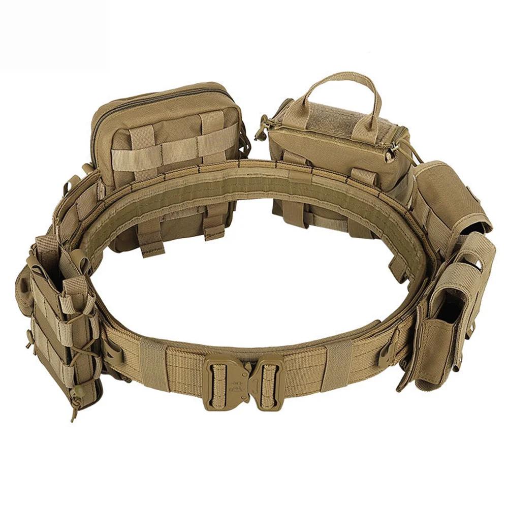 Yakeda Polyester ceinture tactique utilisation d'entraînement en plein air CP Mag pochette accessoir