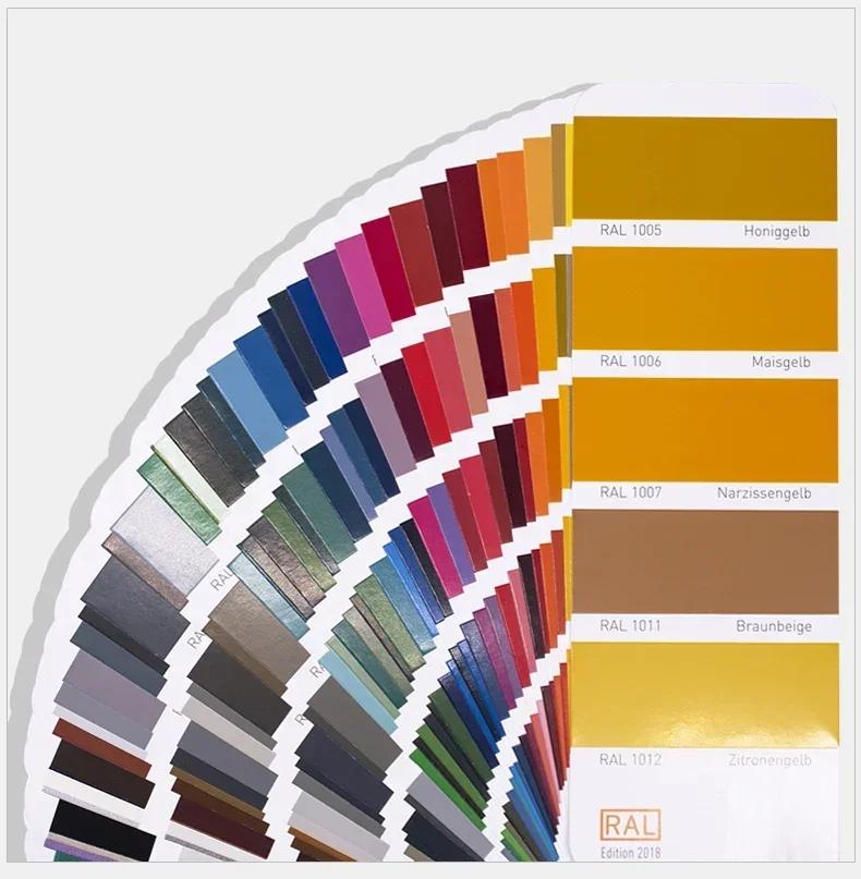 Carte de couleurs RAL originale allemande, standard international, nuancier Ral K7 pour peinture, 21