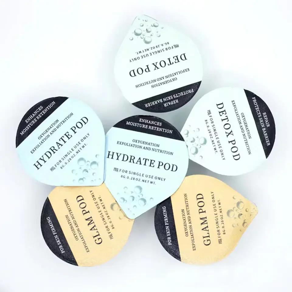 Machine à bulles d'oxygène CO2 pour le visage, 7 Types, Jet d'oxygène, Capsule de Spa, sérum, Gel, M