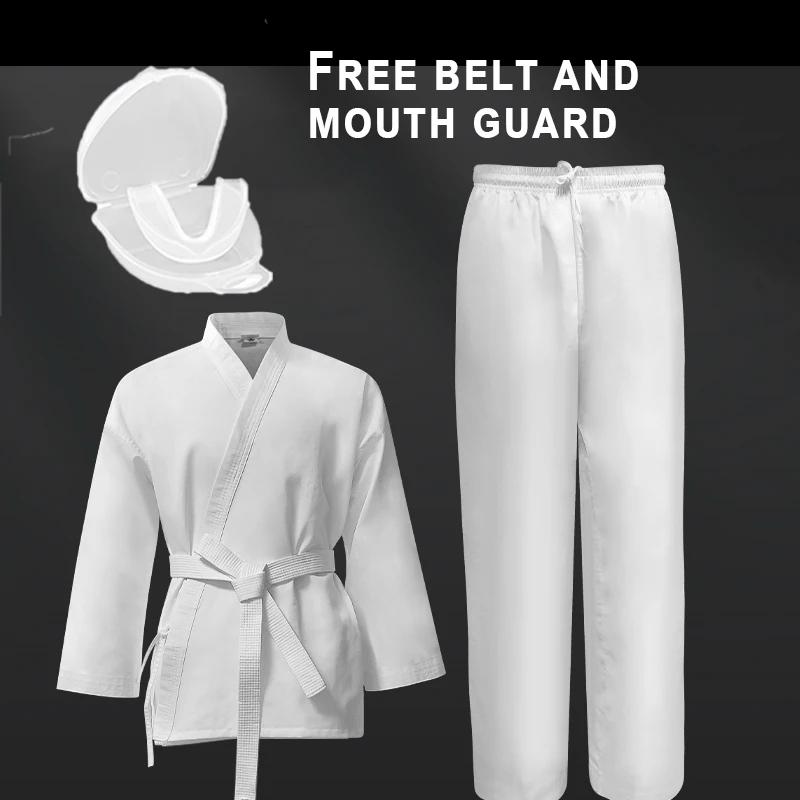 Uniforme de karaté respirant taekwondo karaté costumes ensemble vêtements de karaté pour Sparring fo