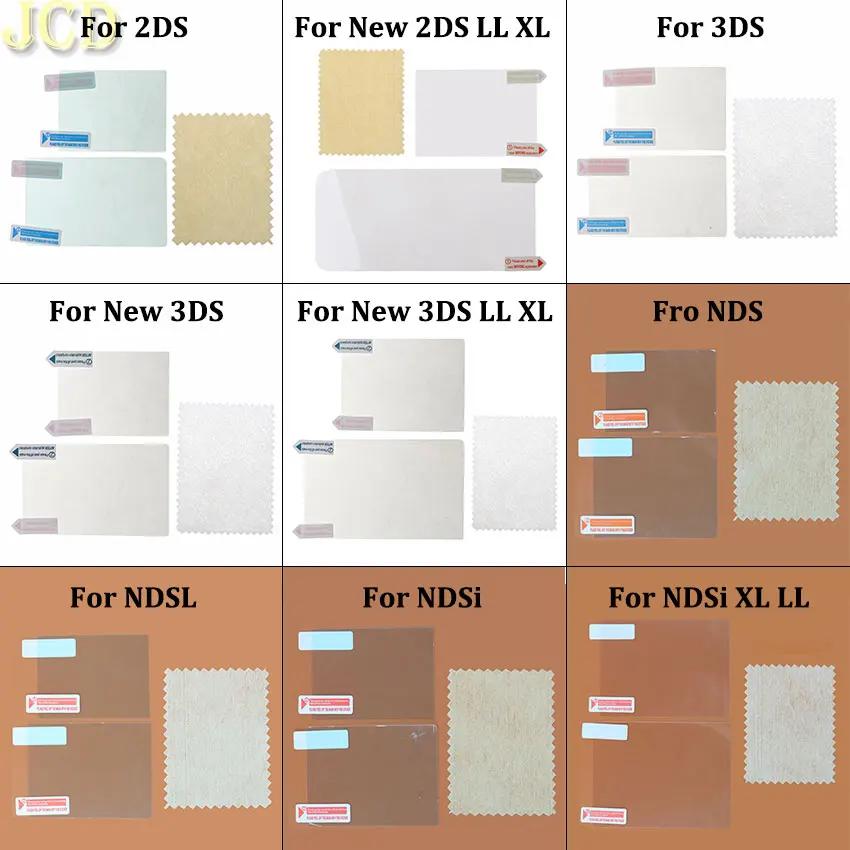 JCD Film de protection transparent pour NDS DSi NDSi XL LL NDSL DS Lite protecteur d'écran LCD supér