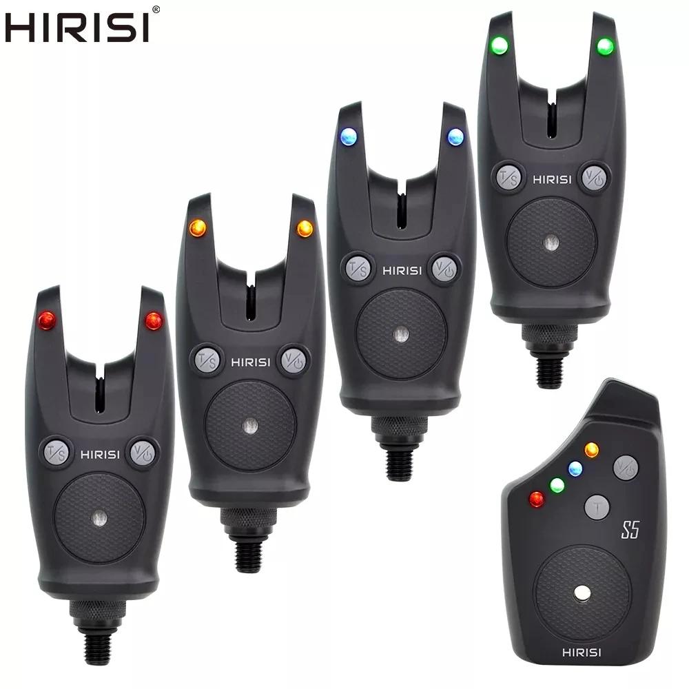 Hirisi – kit d'alarme de pêche à la carpe S5, sans fil, étanche, détecteurs de morsure, accessoires 