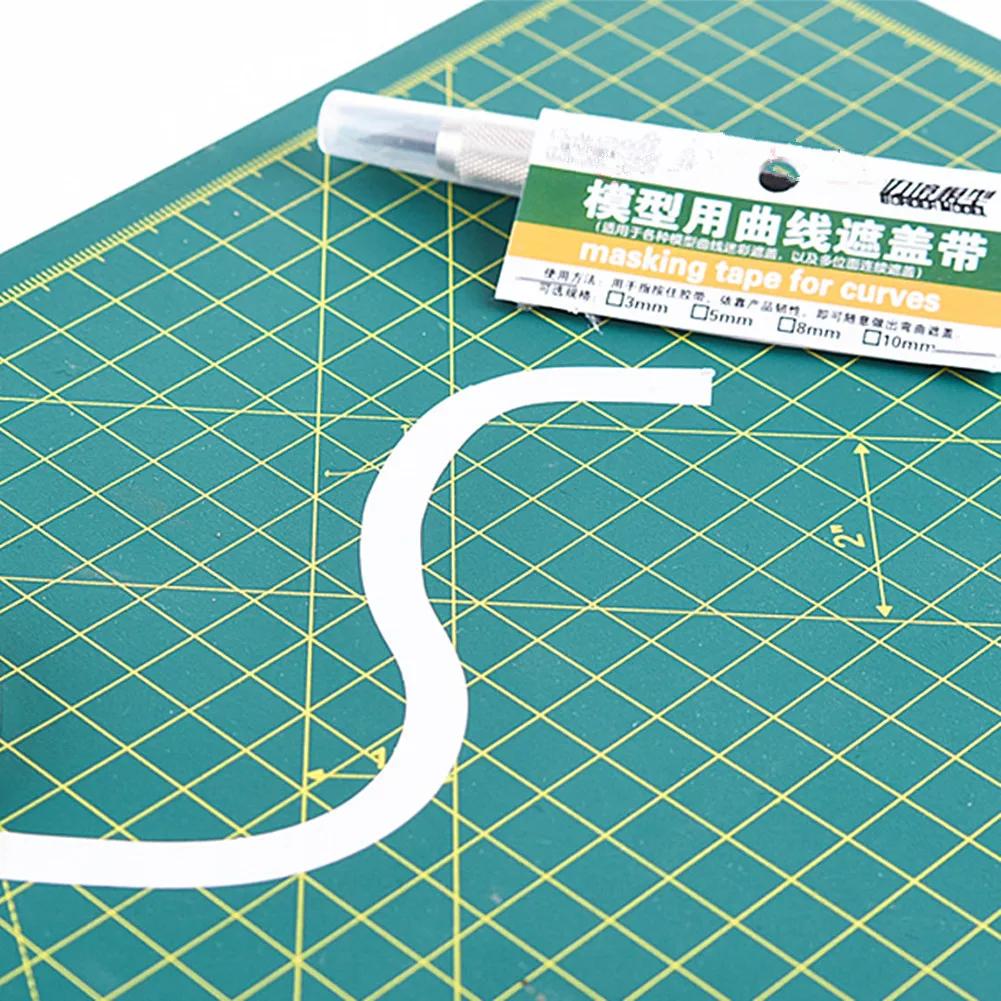 Outils de modèle 2mm 3mm 5mm 8mm 10mm courbes ruban de masquage pour modèle militaire Gundam passe-t