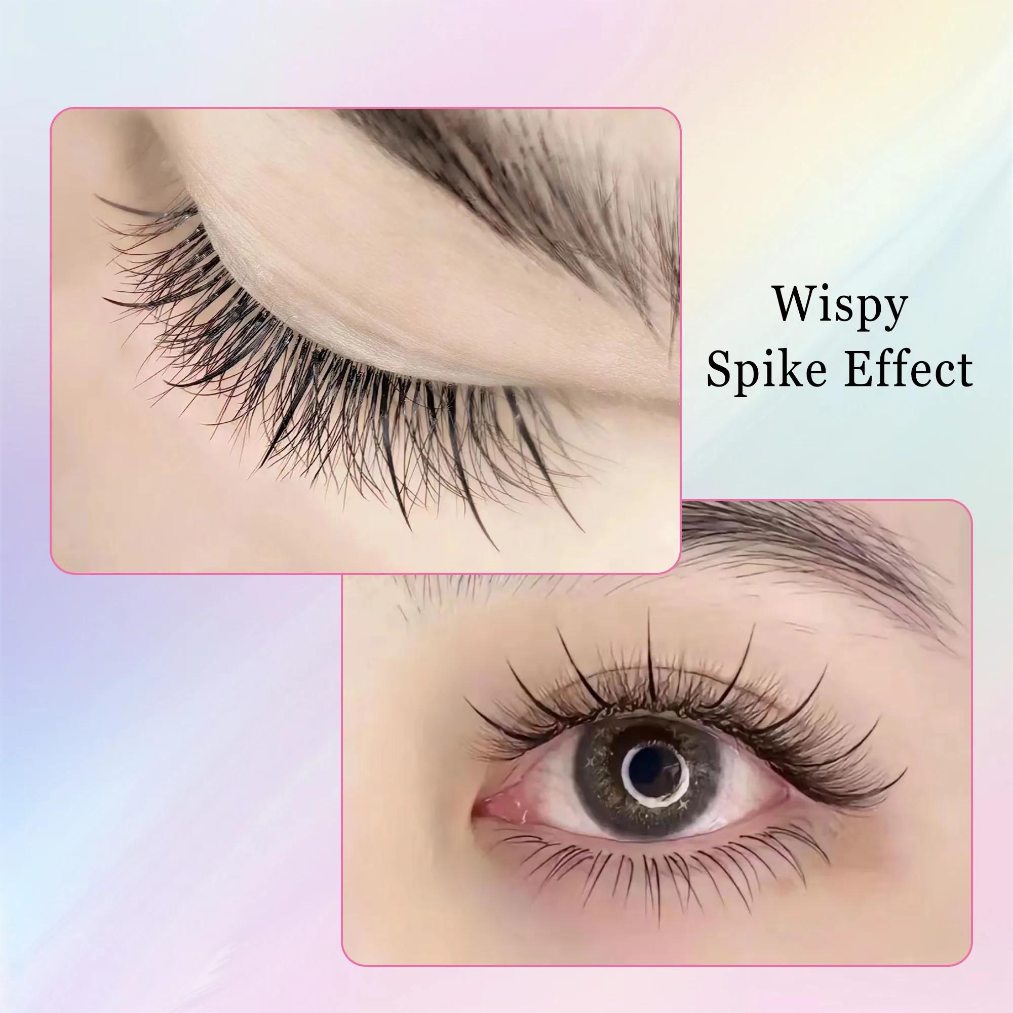 extension de cils en forme de A base plate et effilée mélange de cils 8-15mm/16-18mm matte cluster o