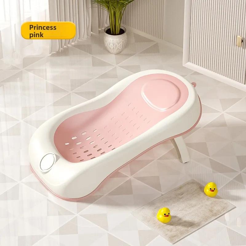 Support de bain pour nouveau-né, lit de bain Convertible pour bébé avec détection de température, fi