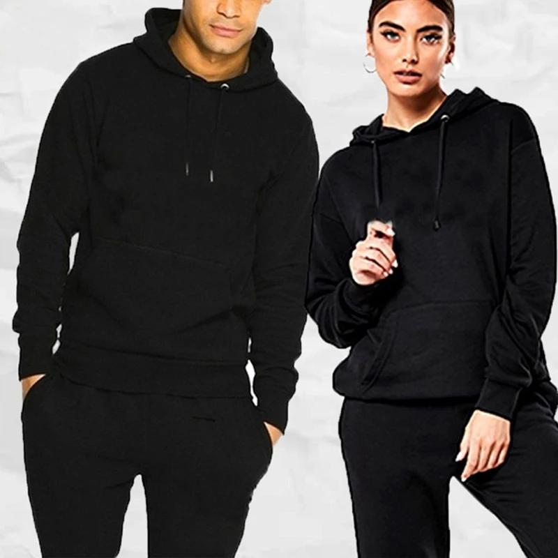 Hommes vêtements de sport pull costume sweats à capuche + pantalons vêtements de sport printemps aut