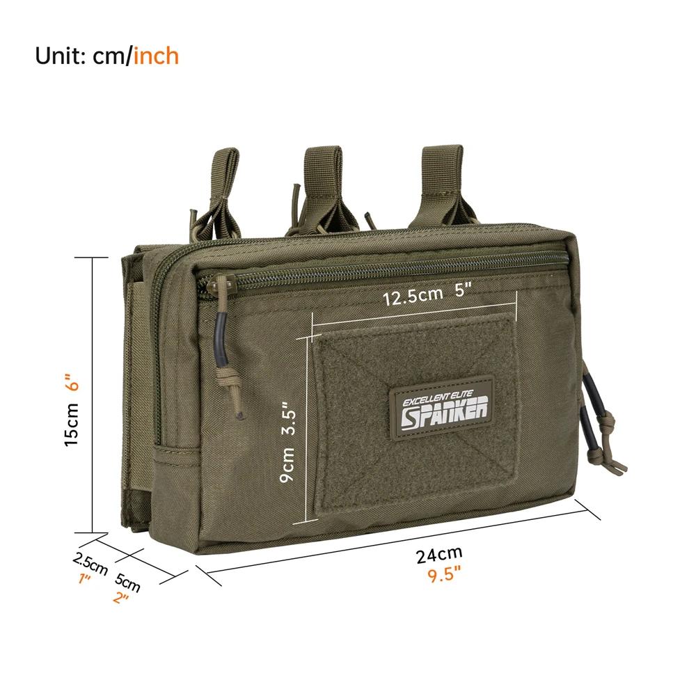 Pochettes tactiques Molle Triple pour magazines, avec sac d'accessoires, pochette pour magazines à d