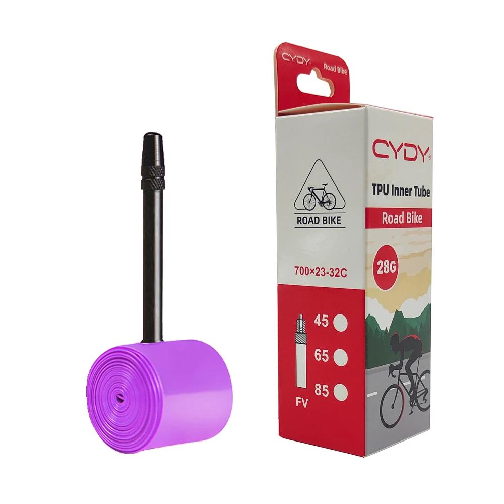 28g CYDY vélo de route TPU chambre à air 700x23C 25C 26C 27C 28C 30C 32C vélo vélo pneus caméra pneu