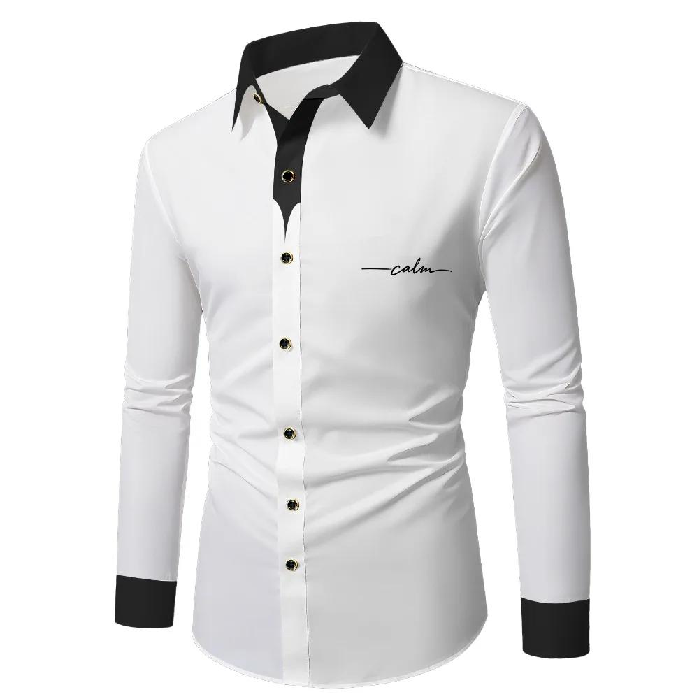 Chemise Homme FGKKS – Nouvelle Collection Imprimée Tendance, Style Décontracté Chic, Manches Longues