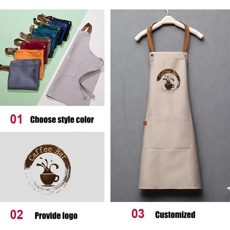 Vêtements de cuisine imperméables avec Logo imprimé brodé personnalisé, vêtements de cuisson pour Ch