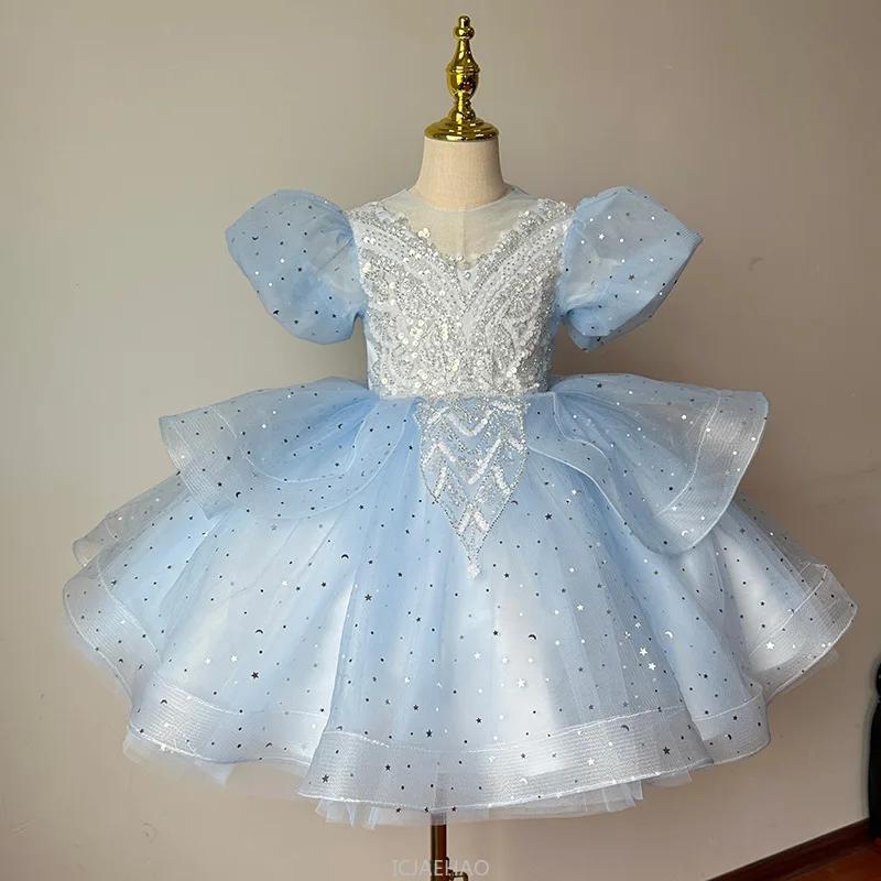 Robe de Soirée d'Anniversaire pour Adolescentes, Tenue de Princesse, Robe de Piano, Robe de Demoisel