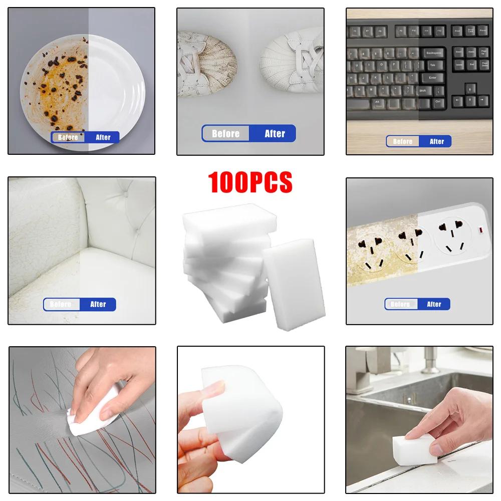 100*60*20mm éponge mélamine éponge magique gomme mélamine éponge nettoyant éponge de nettoyage pour 