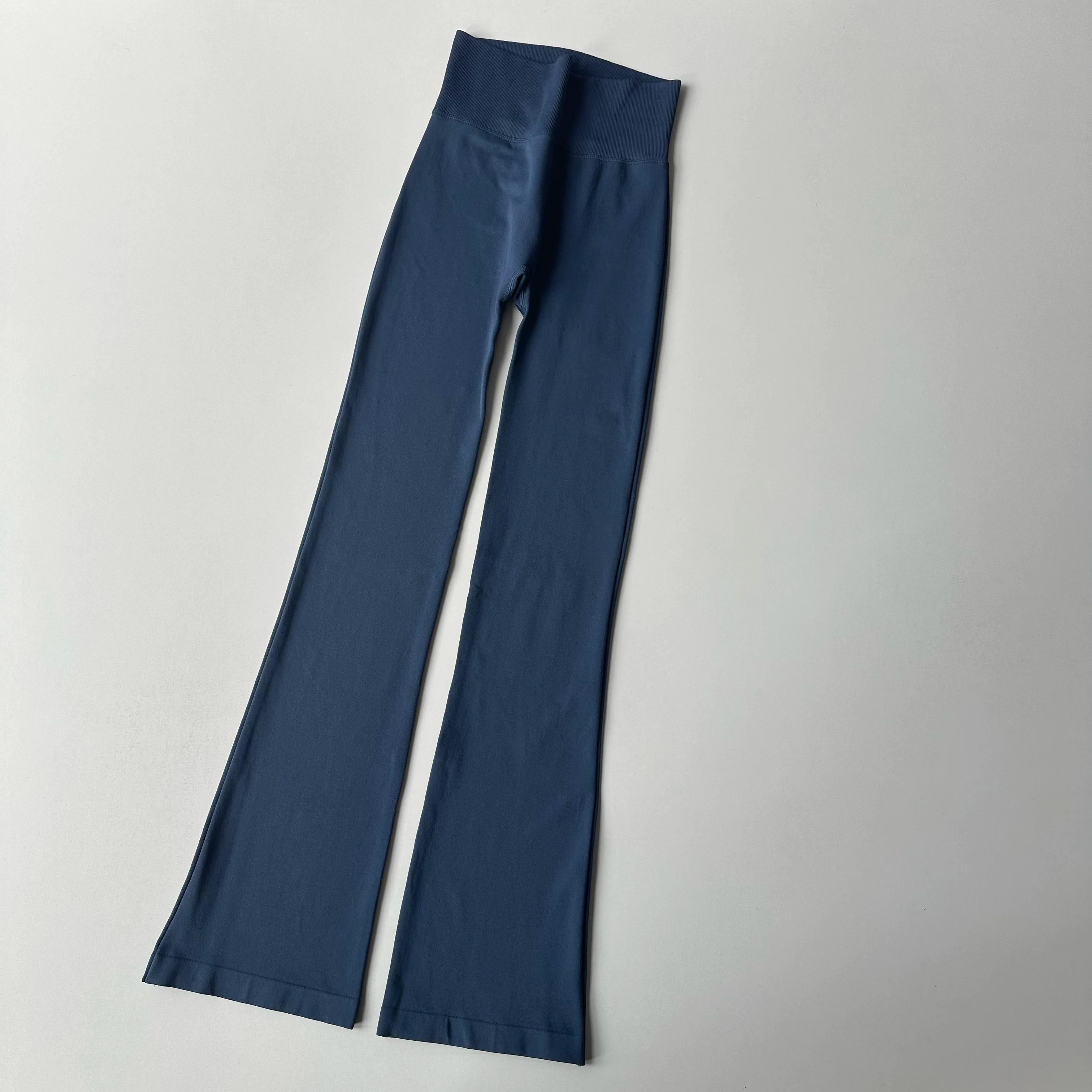 Leggings de Yoga évasés taille haute sans couture, pantalons de Fitness à cloche pour femmes, Leggin