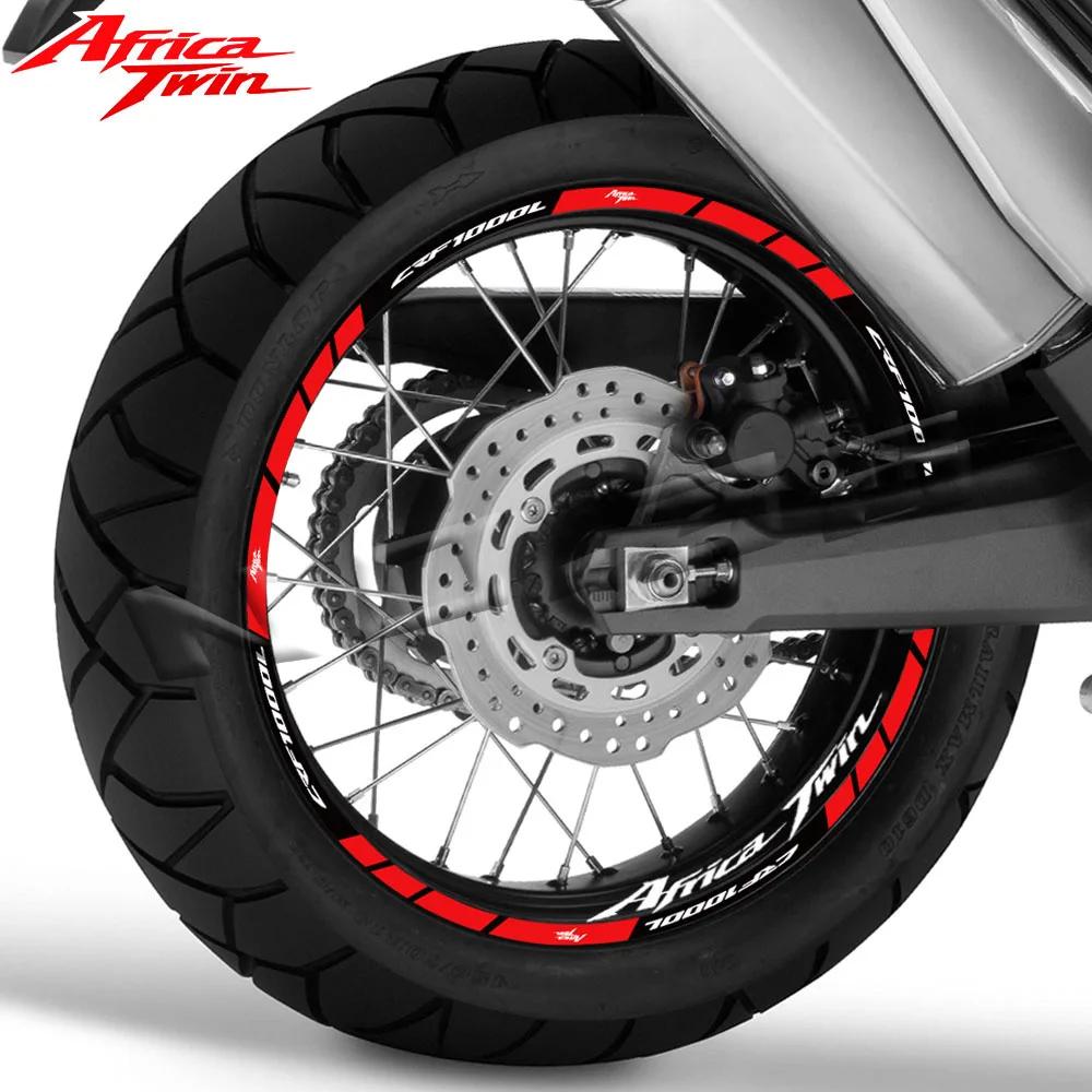 Autocollant réfléchissant pour jante de roue de moto, pour Africa Twin CRF1000L crf 1000 l, bande de
