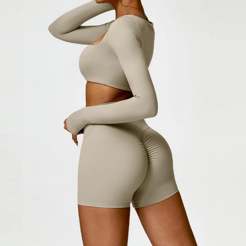 Ensemble de sport 2 pièces pour femme, séchage rapide, pour la gym, la course et l'entraînement, ave