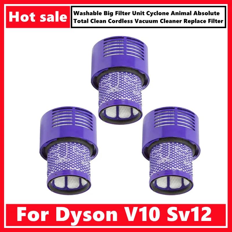 Grande unité de filtre lavable pour aspirateur sans fil Dyson V10 Sv12 Cyclone Animal Absolute Total