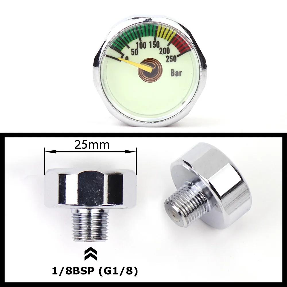 Manomètre de manomètre de mini manomètre d'air |   Filetage 1/8BSP(G1/8) 1/8NPT M10 M8 |   30PSI 300