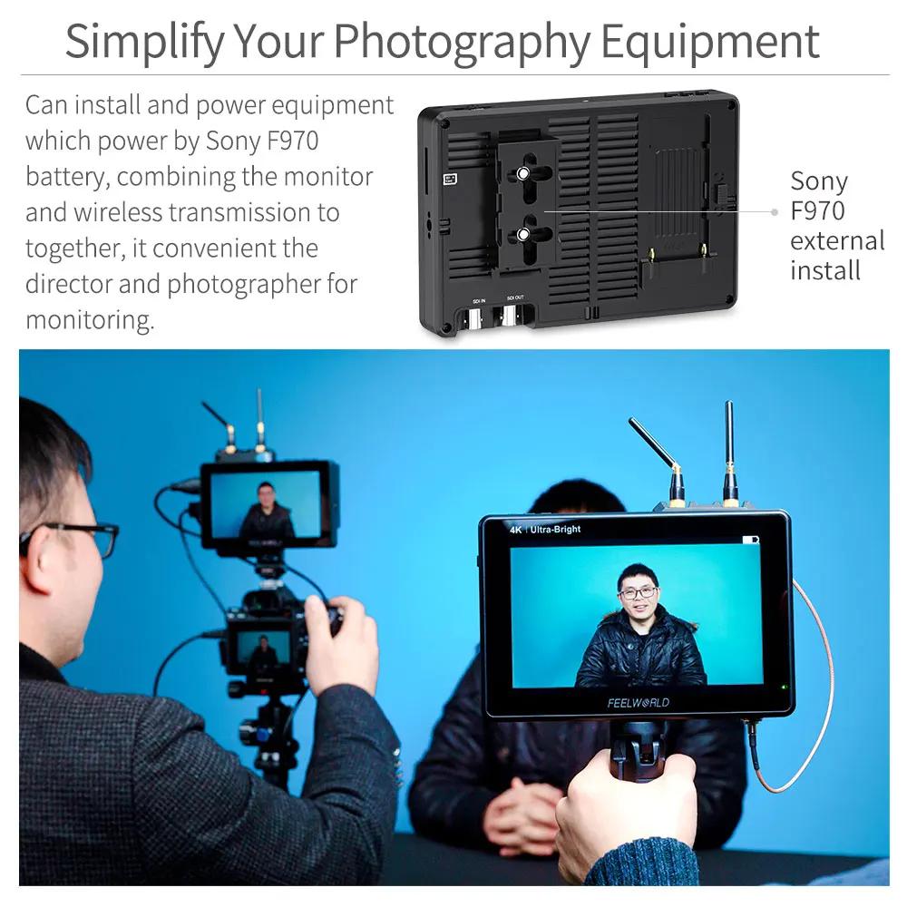 FEELWORLD – moniteur de champ LUT7S PRO pour caméra DSLR 7 pouces, 2200nits, écran tactile LUT 3D Ul
