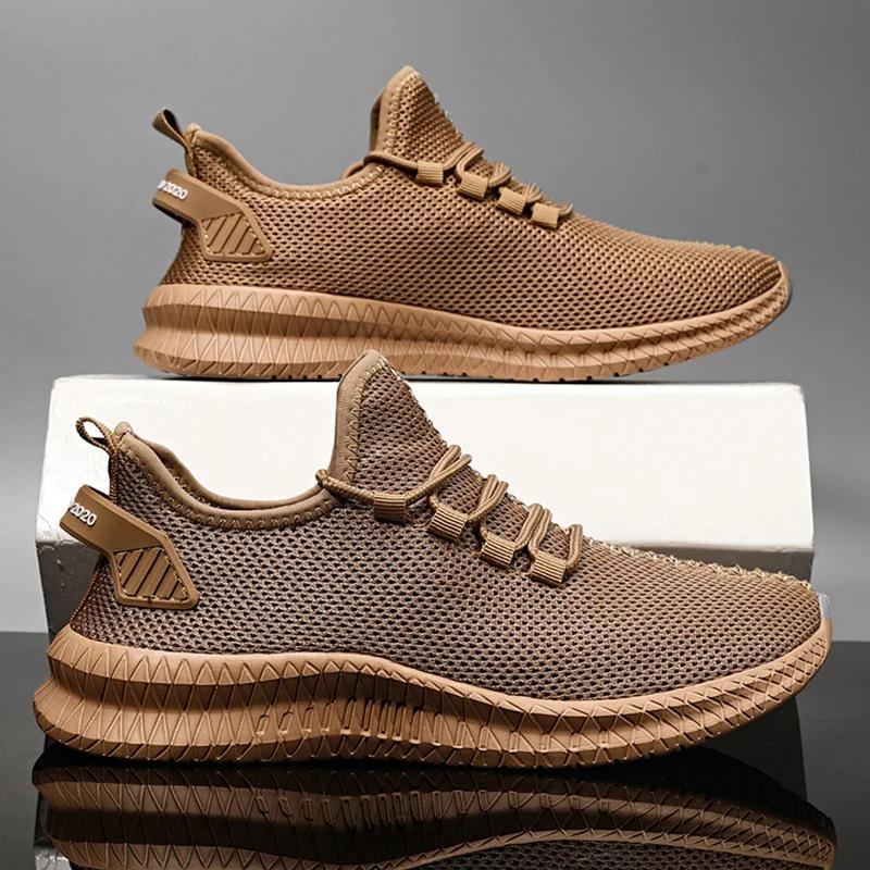 Chaussures de course respirantes pour hommes et femmes, baskets légères vulcanisées à plateforme, à 