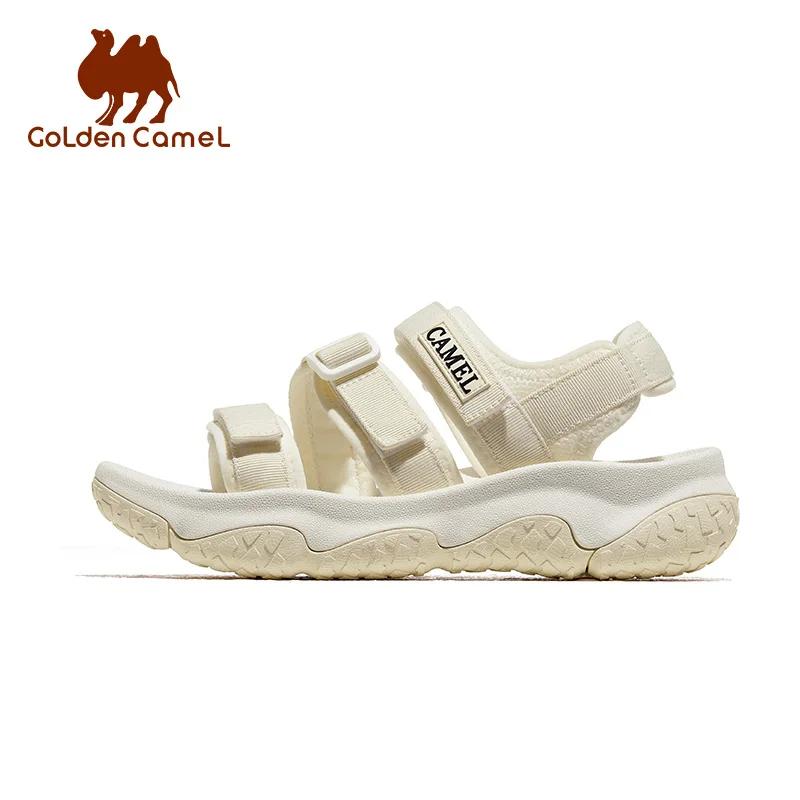Sandales plage GOLDEN CAMEL respirantes Femme - Chaussures extérieur été 2023 - Pantoufles confortables luxe