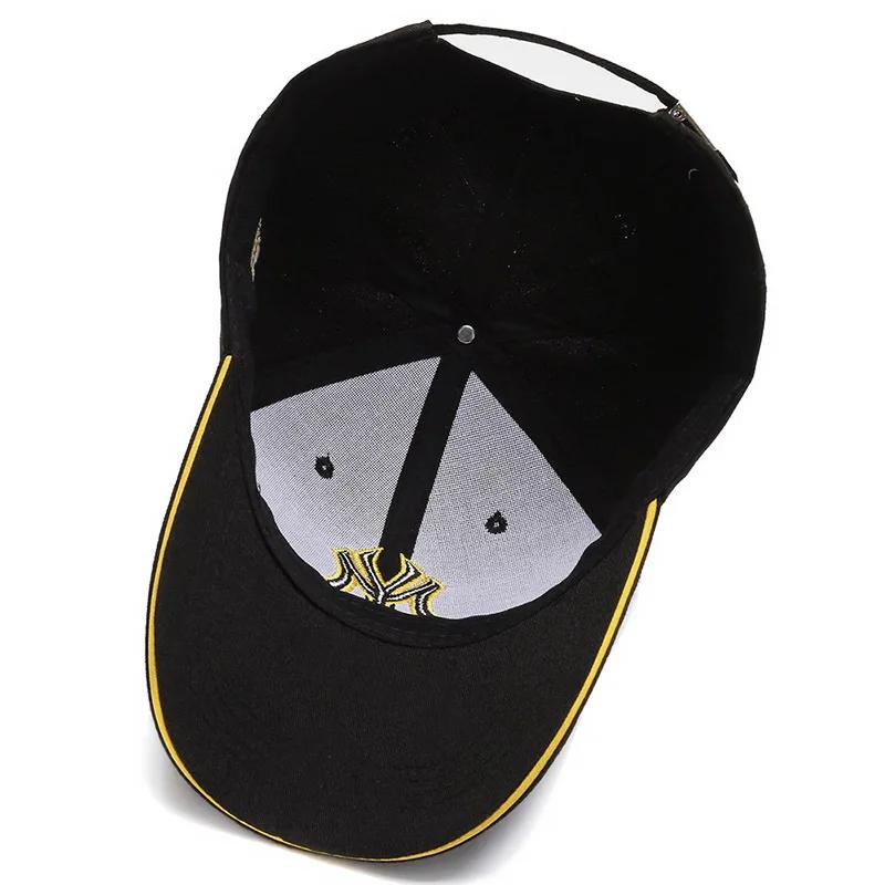 Casquettes Quatre Saisons pour Hommes – Casquette de Baseball Décontractée Noire Tendance Rétro avec