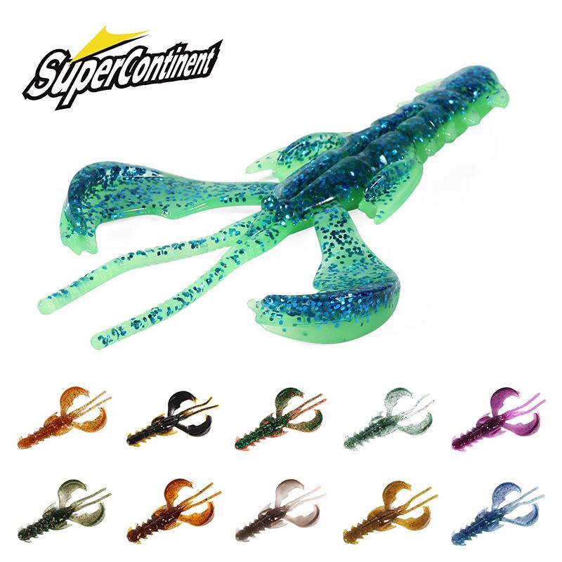 Supercontinent CRAZY 65mm/40mm homard leurre souple leurres de pêche attrayant crevette odeur sel Wo