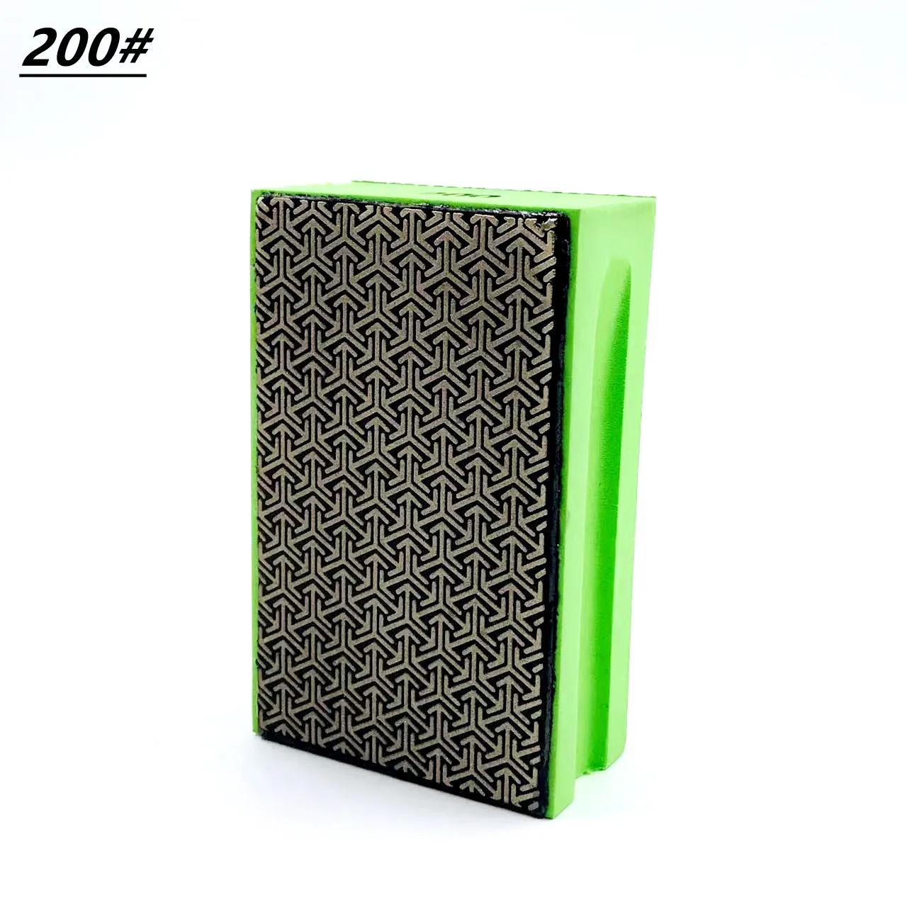 Bloc de tampon manuel pour polissage diamant, 1 à 4 pièces, 60 # 100 # 200 # 400 #   Pour carreaux d