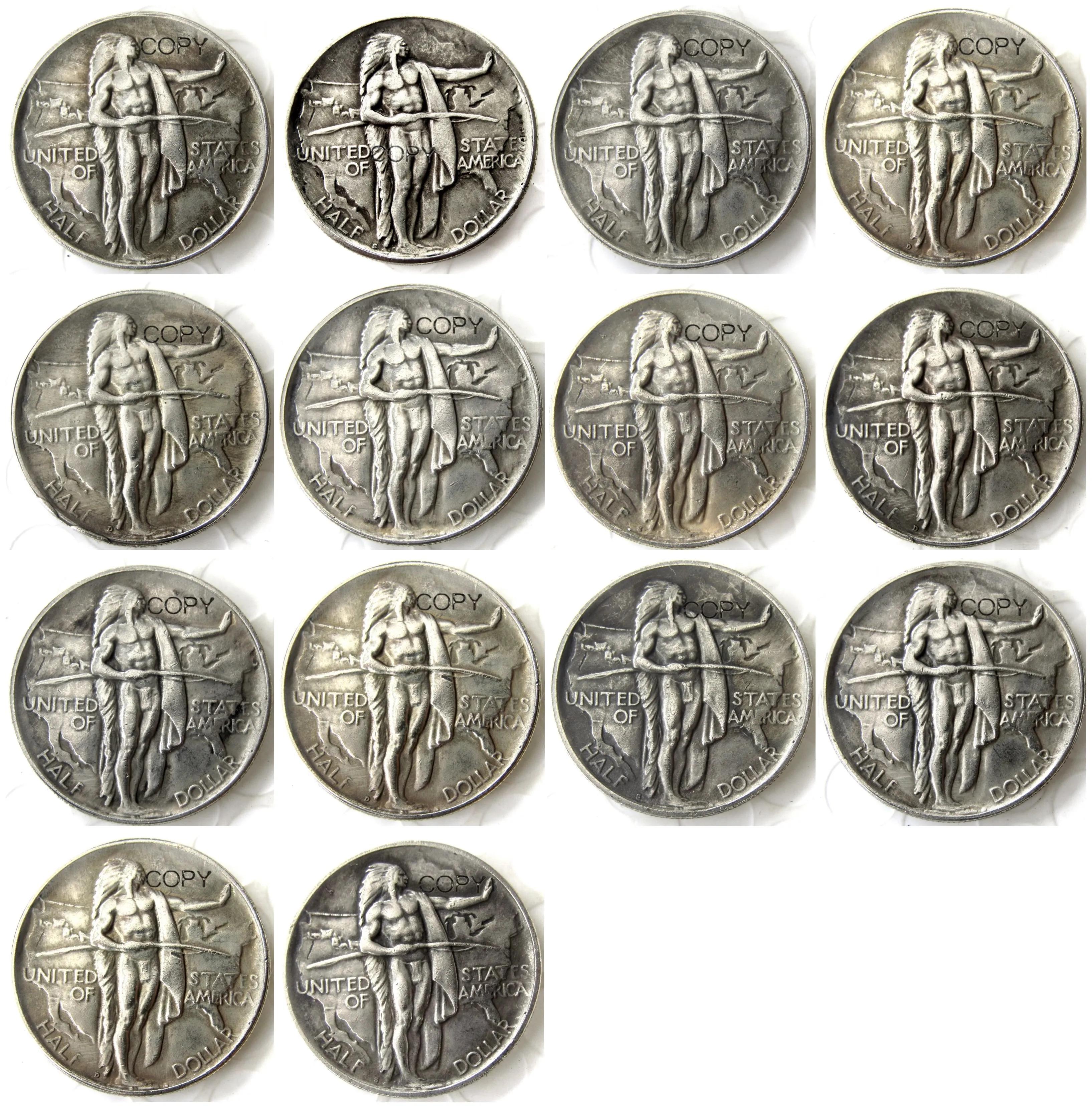 USA 1926-1939-PSD Oregon commémoratif demi-Dollar plaqué argent copie pièce