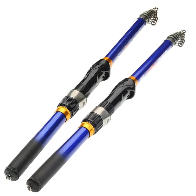 BAKAWA canne à pêche télescopique roche filature mouche carpe mangeoire en Fiber de carbone Pesca 3M