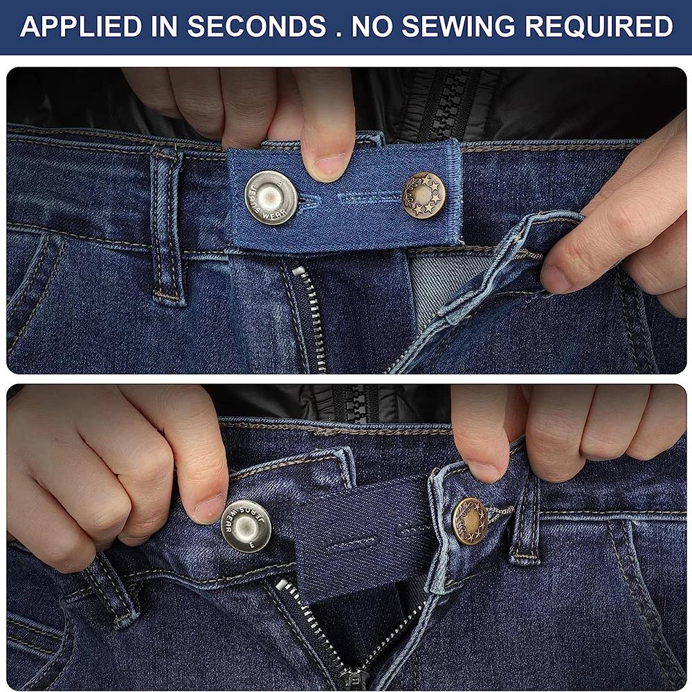 Extension de boutons de pantalon, extensions de col de chemise, extension de taille en jean, bouton 