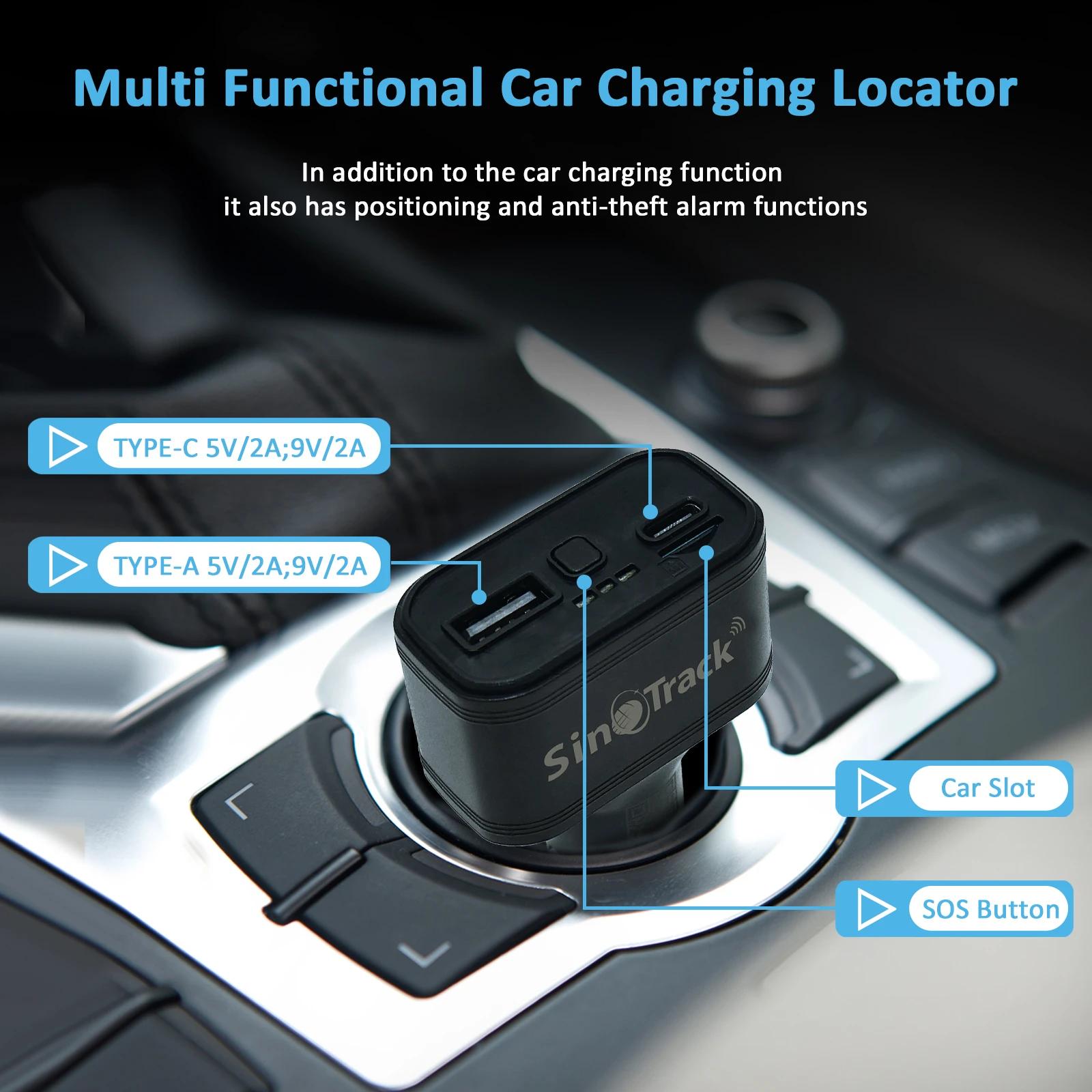 SinoTrack touristes USB voiture Laguna allume-cigare GPS Tracker ST-909 voiture chargeur de téléphon