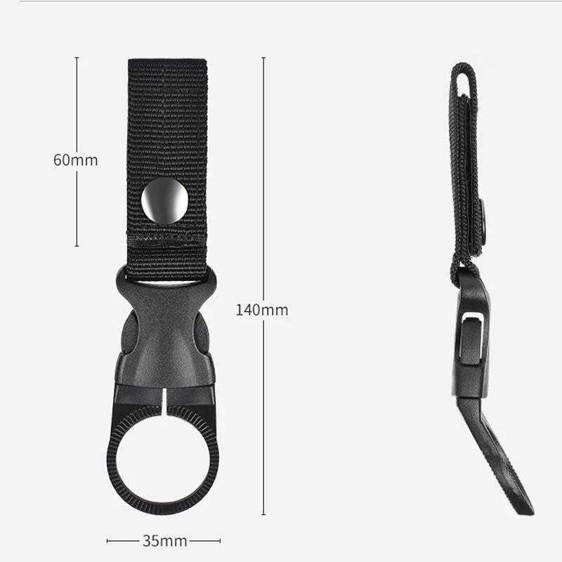 Mousqueton en nylon EDC pour porte-bouteille d'eau, crochet de sangle, clip de ceinture d'escalade e