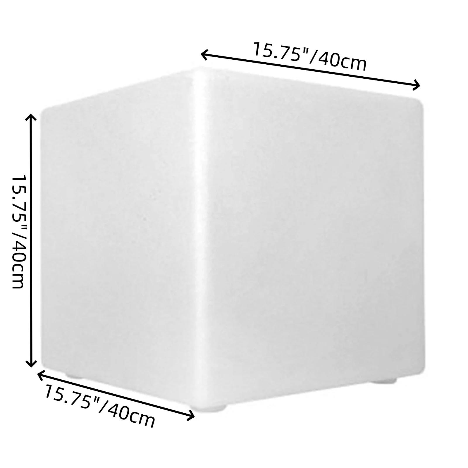 Lumière ambiante cube LED, 16 couleurs de lumière réglables RVB, télécommande, fête, fabricant d'esc