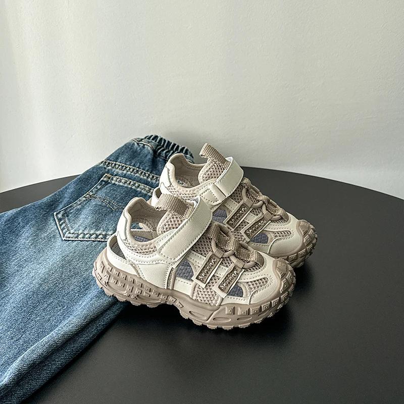 Sandales de sport d'été pour enfants, chaussures de course respirantes pour garçons et filles, antid
