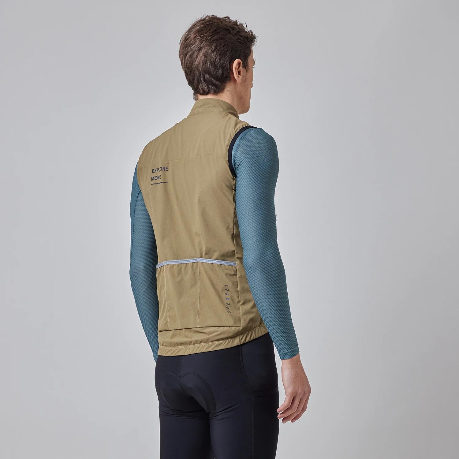 SPEXCEL 22 Explore hiver coupe-vent et thermique intérieur gilet de cyclisme 2 couches vêtements de 