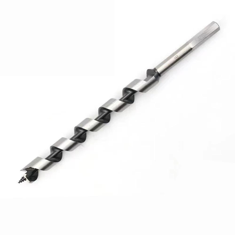 Perceuse à rouleau pour le travail du bois, 230-460mm de Long, poignée hexagonale, torsions de pâte 