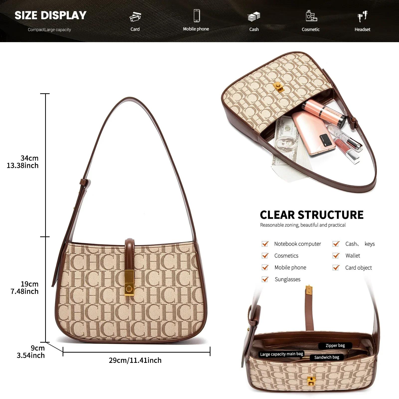 Sac à main de fête classique intemporel pour femmes, pour plusieurs Occasions, sac à main monogramme