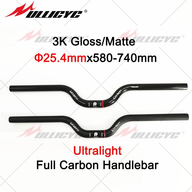 Litepro-Guidon de vélo en fibre de carbone ultraléger, en forme d'hirondelle, pliable, VTT, BMX, 25.