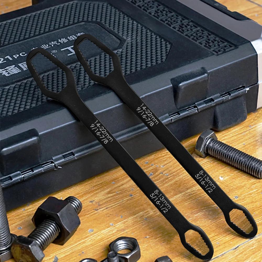 Clé Torx universelle 8-22mm, auto-serrant, lunettes réglables, planche de clé Torx à Double tête, ou