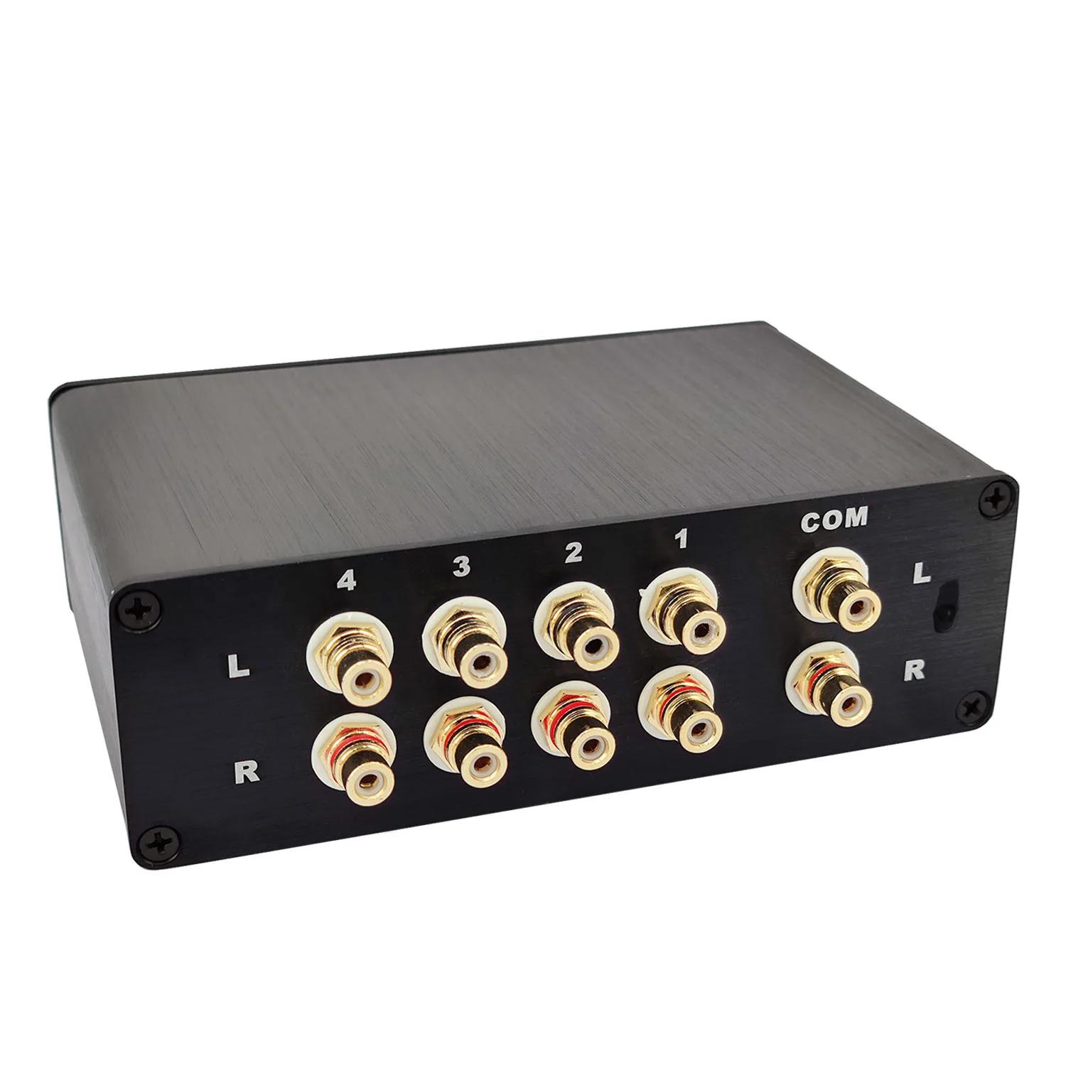 Mathiateur de câble de signal RCA d'entrée audio, commutateur de sélecteur, connecteur de source Sch