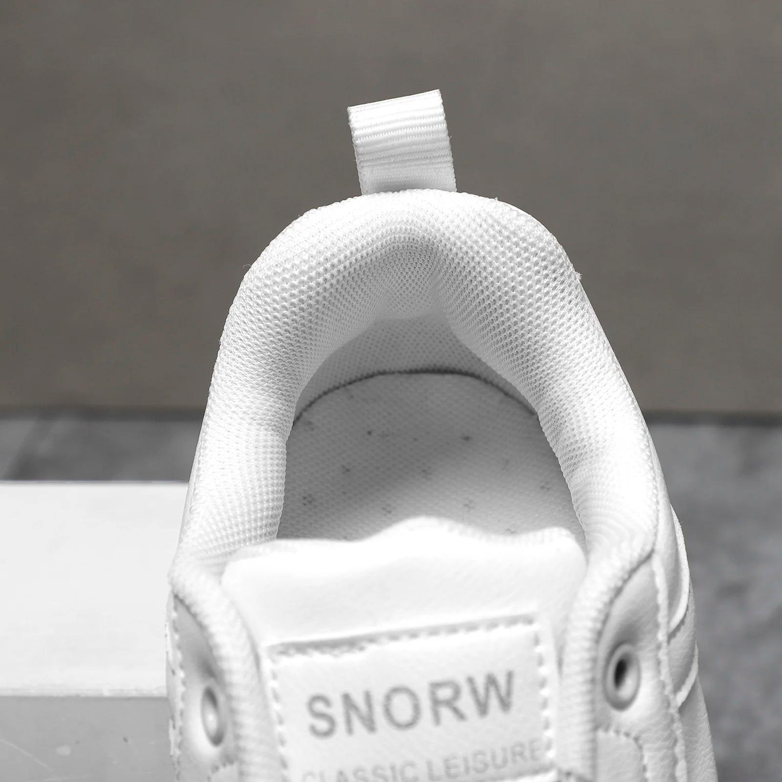 Chaussures skateboard légères femmes - Baskets sport blanches et noires design urbain