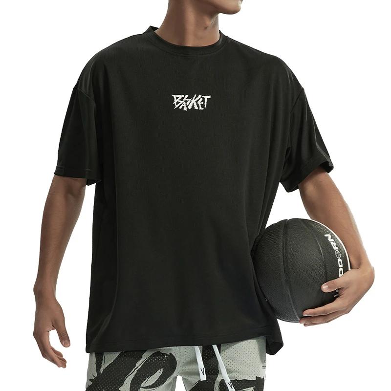 T-shirt à Manches Courtes et Col Rond pour Homme, Vêtement de dehors, Surdimensionné, Résistant, Res