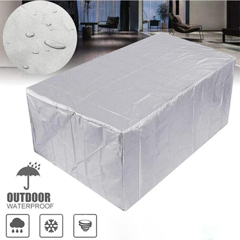 Housse de protection imperméable pour meubles d'extérieur, 210D, pour terrasse, jardin, Table, pluie