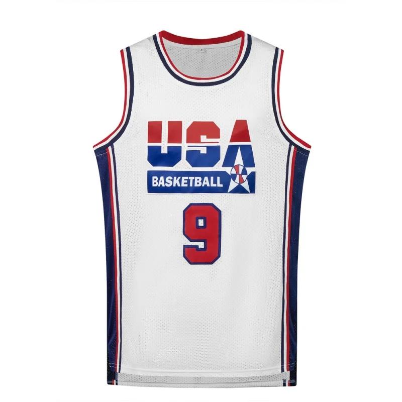 Maillot de basket-ball pour hommes, respirant, col rond, vêtements de sport sans manches, uniforme d