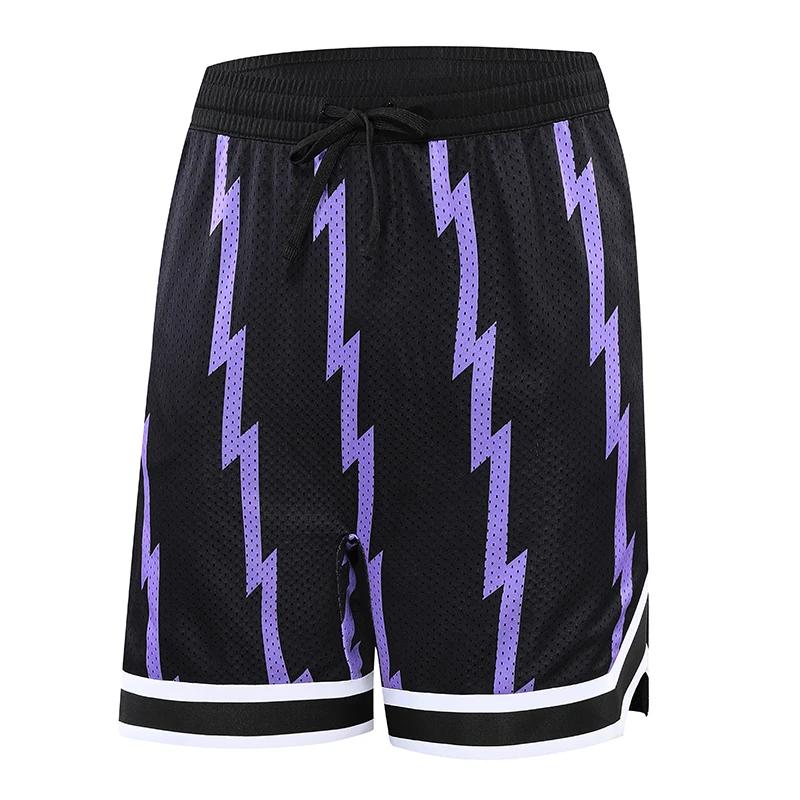 Garçons basket-ball course sport ample grande taille Shorts cravate avec imprimé de rue américaine c