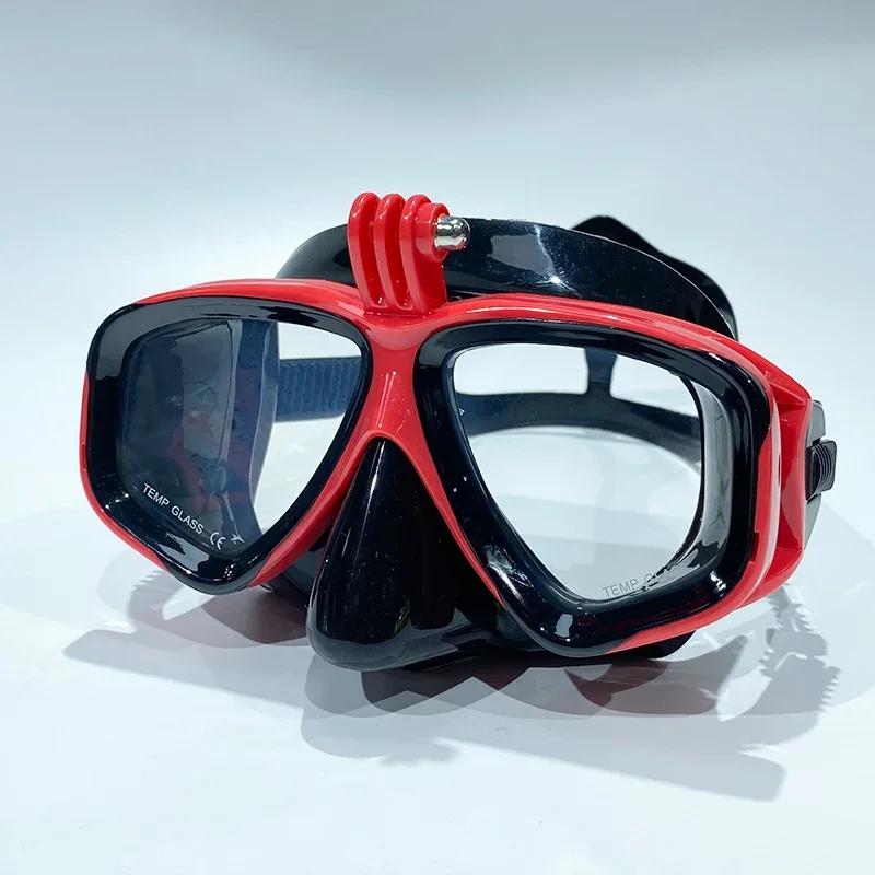 Masque de plongée sous-marine professionnel, lunettes de plongée sous-marine adaptées aux petites ap