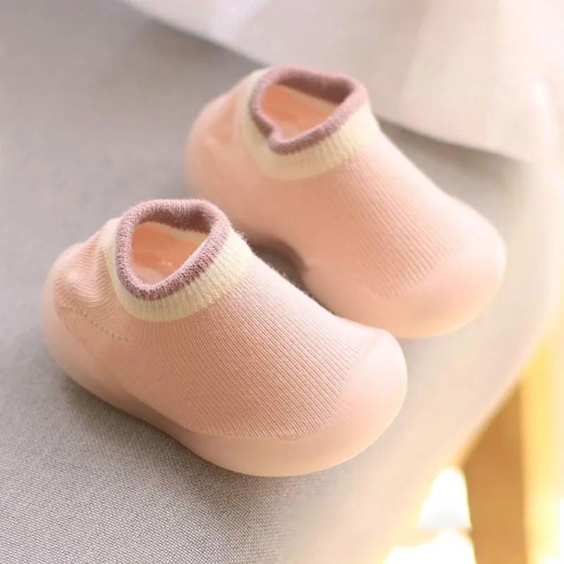 Chaussures bébé premiers marcheurs confortables garçons filles enfants en caoutchouc doux semelle an