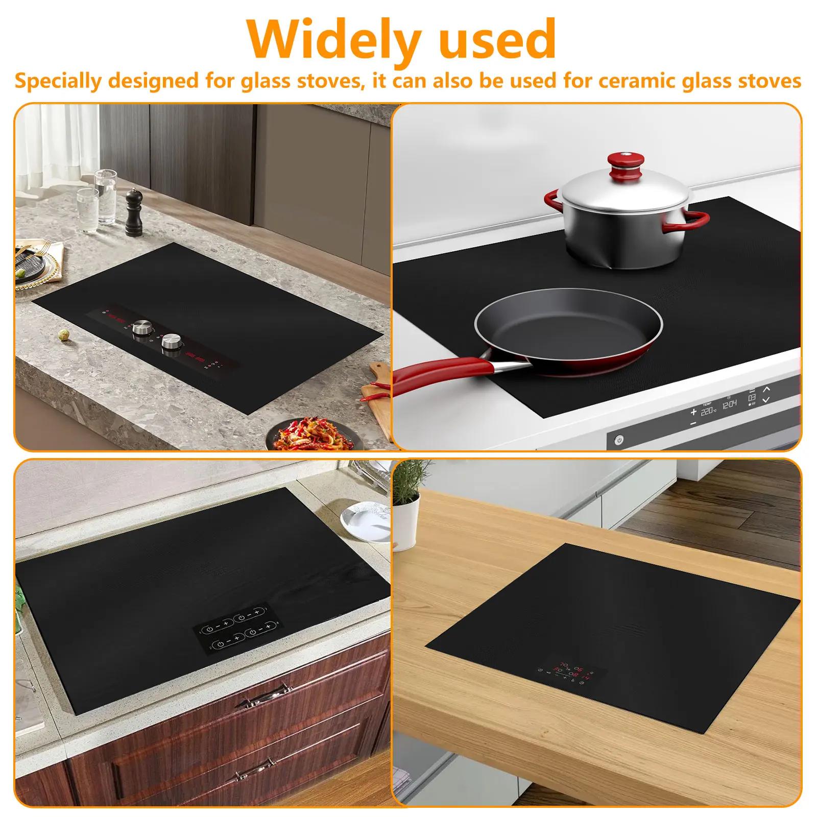 Tapis de table de cuisson à Induction en Silicone, antidérapant, pour cuisinière électrique, protect